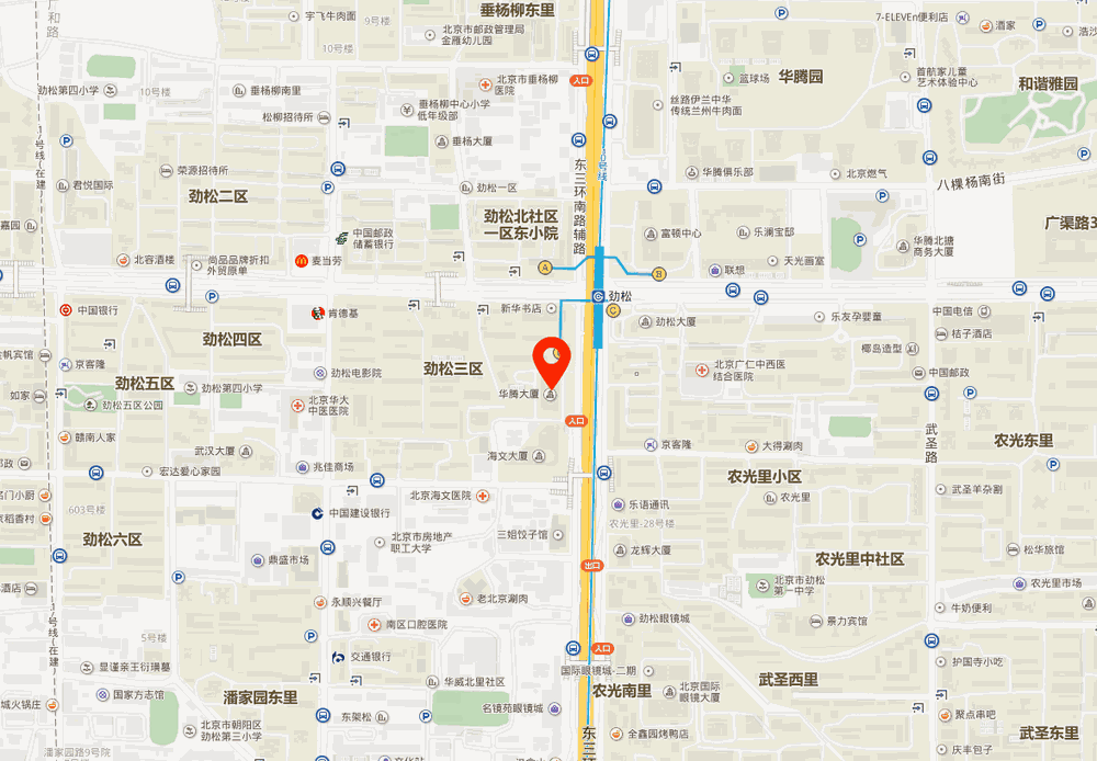 华腾大厦位置地图